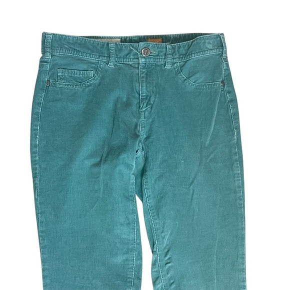 Pilcro And The Letterpress Serif Green Corduroy Ankle Pants Size 26 Casual - Picture 2 of 11